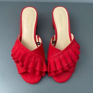 New Liz Claiborne | Erika Red Heels Size 6 1/2